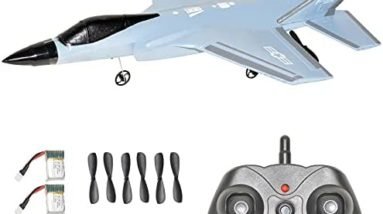 OTXKOO RC Plane Remote Comtrol Airplane RTF RC Plane, 2CH Remote Control Airplane F35 Jet Indoor Outdoor 2.4GHz Radio Control Aircraft for Kids Boys Beginner