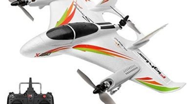GoolRC WLtoys XK X450 RC Airplane, 2.4G Remote Control 6 Channel Brushless Motor Aircraft, Vertical Takeoff LED RC Glider Fixed Wing Plane RTF