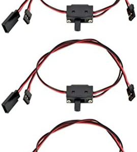 Apex RC Products 3 Pack - JR / Spektrum / Hitec Style 3 Way On/Off Switches 1056