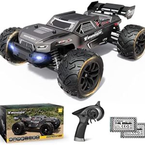 HAIBOXING 1:18 Scale RC Car 18868 36km/h High Speed 4X4 Off-Road Remote Control Truck, Waterproof Electric RC Cars All Terrain Toy Truck for Kid and Adults Two Batteries Supply 40 Mins Playtime