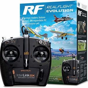 RealFlight Evolution RC Flight Simulator Software with Interlink DX Controller Included RFL2000 Air/Heli Simulators Compatible with VR headsets Online Multiplayer Options