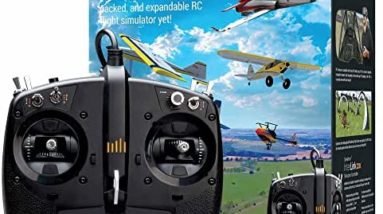 RealFlight Evolution RC Flight Simulator Software with Interlink DX Controller Included RFL2000 Air/Heli Simulators Compatible with VR headsets Online Multiplayer Options