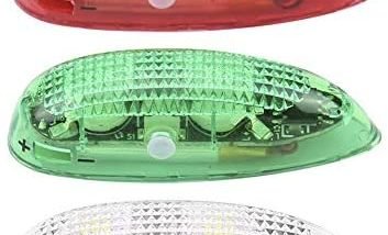 3PCS RC Plane Wireless LED Light Kit for Airplane Aircraft Helicopter Fix Wing Quadcopter, Water Droplet Shape Double/Quick/Flicker Flash Drone Lights, Red Green White LED Flashing Lights