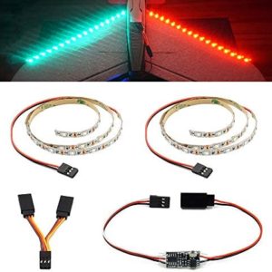 elechawk Remote Controlled LED Light Strip for RC Fixed Wing Airplane Flying Wing Plane AR Wing Drone Model Car Truck