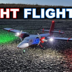 BEST Night Airplane Under $175!!! - UMX Twin Otter RC Plane
