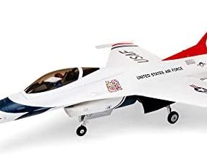 E-flite F-16 Thunderbirds 80mm EDF BNF Basic with AS3X and Safe Select EFL87950 Airplanes B&F Electric