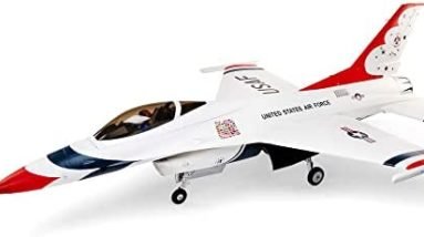 E-flite F-16 Thunderbirds 80mm EDF BNF Basic with AS3X and Safe Select EFL87950 Airplanes B&F Electric