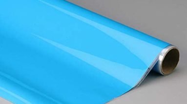Top Flite MonoKote RC Covering Film, Flexible High-Gloss Polyester - 6' x 26" Roll (Opaque Sky Blue)
