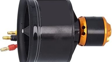 RC Ducted Fan, 50mm RC Electric Ducted Fan 12 Blades Ducted Fan with Brushless Motor for RC Planes(Clockwise 4600KV )