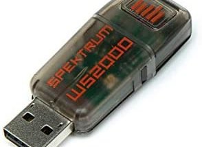 Spektrum Ws2000 Wireless USB RC Flight Simulator Dongle, SPMWS2000 , Black