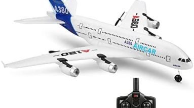 GoolRC RC Airplane, WLtoys XK A120 A380 Aircar Model Plane, 3CH 2.4G Remote Control Airplane, EPP Fixed-Wing RC Aircraft RTF Toy for Kids and Adults