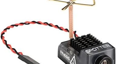 Crazepony Spotter V2 Micro FPV AIO Camera 5.8G with OSD Integrated Mic FOV170 Degree 700TVL Video Transmitter 40CH 20MW-200MW Adjustable VTX for Mini FPV RC Drone