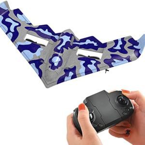 fisca RC Plane Remote Control B-2 Spirit Stealth Bomber Airplane for Beginners, 2.4Ghz 2CH Foam Drone Ready to Fly Aircraft Toy for Kids and Adults
