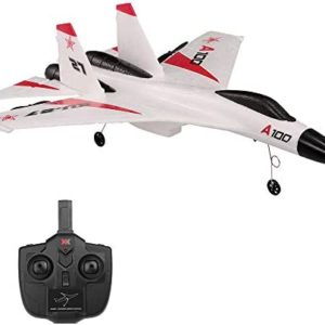 GoolRC WLtoys XK A100 RC Airplane, 3 Channel 2.4GHz Remote Control Airplane, Fixed Wing RC Plane Aircraft, Easy & Ready to Fly for Adults and Beginners (White)