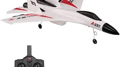 GoolRC WLtoys XK A100 RC Airplane, 3 Channel 2.4GHz Remote Control Airplane, Fixed Wing RC Plane Aircraft, Easy & Ready to Fly for Adults and Beginners (White)