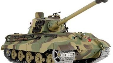 Modified Edition 1/16 2.4ghz Remote Control German King Tiger Henschel Tank Model(360-Degree Rotating Turret)(Steel Gear Gearbox)(3800mah Battery)(Metal Tracks &Sprocket Wheel & Idle Wheel)