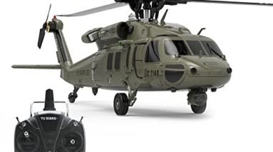 DBXMFZW 2.4G RC Helicopter 6CH 3D Six-axis Gyroscope Rc Plane 1:47 Scale Direct Drive Dual Brushless Motor 3D/6G No aileron RC Airplane Boys and Girls Surprise