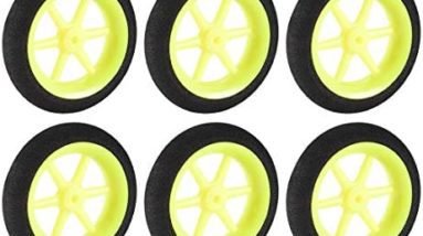 uxcell RC Model Plane Aircraft Wheel Micro Sport Wheel 0.11 Inch X 1.96 Inch - Wheel 6PCS