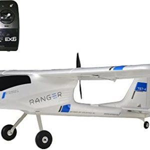 VOLANTEXRC 6CH 2.4Ghz 1.4M Ranger FPV Training Glider Plane 757-4 Airplane RTF w/Brushless Motor RC Battery+Charger