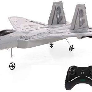 Goolsky FX822 F-22 Raptor Model Fighter, 2CH RC Plane, 2.4GHz Remote Control Airplane, EPP Fixed-Wing Aircraft RTF Toy for Kids and Adults