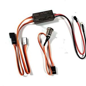 RCEXL On Board Glow System for Nitro Engine New Version w/Heat Sink and Cover for RC Plane