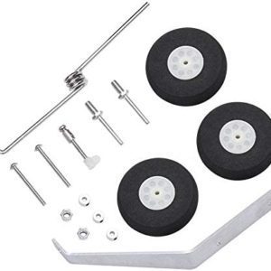 1 Set Aluminum Landing Gear Wheel Kit DIY Parts for RC Plane Jet for Cessna 182 Replacement