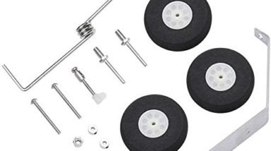 1 Set Aluminum Landing Gear Wheel Kit DIY Parts for RC Plane Jet for Cessna 182 Replacement