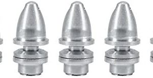 Dilwe Propeller Adapter, 5pcs 5mm Aluminum Brushless RC Motor Bullet Propeller Adapter Holder