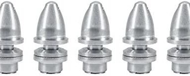 Dilwe Propeller Adapter, 5pcs 5mm Aluminum Brushless RC Motor Bullet Propeller Adapter Holder