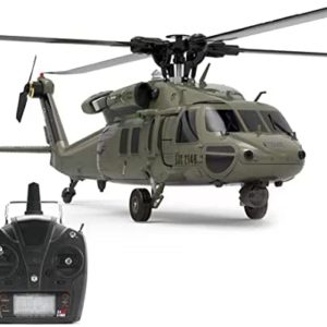 MAYS RC Helicopter for Adults, F09 1/47 2.4G 6CH Brushless Direct Drive Remote Control Military Helicopter for American UH60-Black Hawk Helicopter (RTF Edition)