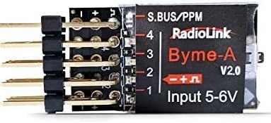 Radiolink Byme-A RC Flight Controller Airplane Stabilizer with Gyro, 6 Flight Modes 4 Channels for A560, 3D Fixed-Wing, Aircraft, Straight Wing, Jet and More