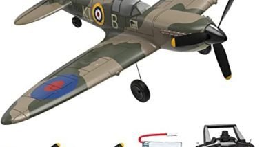 FLYCOLOR Volantexrc RC Airplane 2.4Ghz 4CH Remote Control Aircraft Ready to Fly 761-12 Radio Controlled Plane for Beginners with Xpilot Stabilization System, One Key Aerobatic