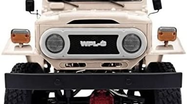 The perseids RC Trucks WPL C44KM DIY RC Rock Crawler, 1/16 4x4 Remote Control Offroad Car RC Pickup Semi Truck All Terrain Car, RC Trailer Model Toys Metal Kit for Adults (Without Transmitter,Battery)