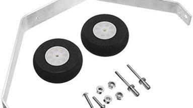 AONTOKY 1 Set Aluminum 25-40 Class Landing Gear Wheel Kit DIY Parts for RC Airplane Jet