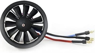 Powerfun EDF 50mm 11 Blades Ducted Fan with RC Brushless Motor 4300KV Balance Tested for EDF 4S RC Jet Airplane