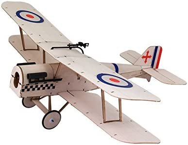 Micro Biplane Build Your Own Micro SE5A Biplane: 14.8'' Wingspan Model Airplane Kit