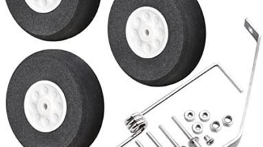 Hobbypark 1 Set Aluminum Main Landing Gear Wheel Kit RC Airplane Cessna 182 Parts Replacement 40 Size ARF PNP