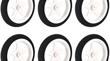 uxcell RC Model Plane Aircraft Wheel Micro Sport Wheel 0.07 Inch X 2.5 Inch - Wheel 6PCS