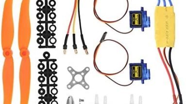 Dilwe RC 2200KV Brushless Motor 6035 Propeller with 30A ESC + 9G Servo Free Mount Plane DIY Parts(Motor + Propeller + Servo + ESC )