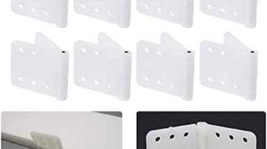25 Pack Pinned Nylon Hinges W0.47 Inch and L1.0 Inch RC Airplane Plane Model Aircraft Parts