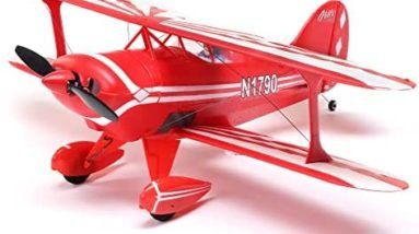 E-flite RC Airplane UMX Pitts S-1S BNF Basic Transmitter Battery and Charger Not Included with AS3X and Safe Select EFLU15250