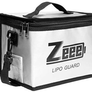 Zeee Lipo Safe Bag Fireproof Explosionproof Bag Large Capacity Lipo Battery Storage Guard Safe Pouch for Charge & Storage(8.46 x 6.5 x 5.71 in )