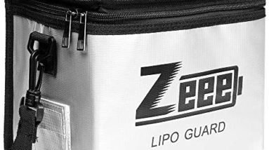 Zeee Lipo Safe Bag Fireproof Explosionproof Bag Large Capacity Lipo Battery Storage Guard Safe Pouch for Charge & Storage(8.46 x 6.5 x 5.71 in )