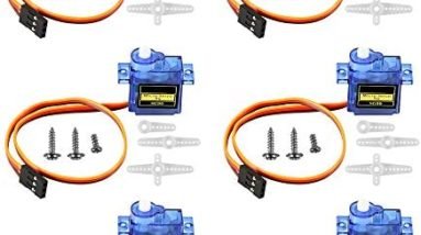 Aitrip 6pcs SG90 9G Servo Motor Kit for RC Robot Arm Helicopter Airplane Remote Control