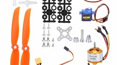 RC Airplane Motor,2212 KV2200 Motor + 40A XT60T ESC + SG90 Servo + 6035 Propeller Accessory Kit for RC Aircraft