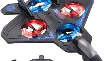 F.U.Fitrota Stunt Remote Control Plane Drone for Kids, Hobby RTF RC Airplanes Toys for Boys, F22 Raptor Fighter RC Jet Plane Toy