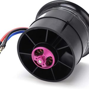 Powerfun EDF 70mm 11 Blades Ducted Fan with RC Brushless Motor 2300KV with ESC 80A(2~6S) Balance Tested for EDF 6S RC Jet Airplane