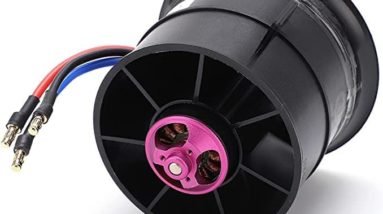 Powerfun EDF 70mm 11 Blades Ducted Fan with RC Brushless Motor 2300KV with ESC 80A(2~6S) Balance Tested for EDF 6S RC Jet Airplane