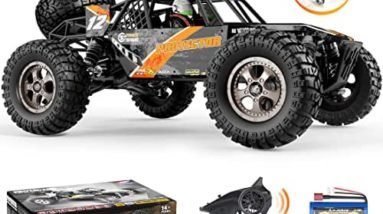 HAIBOXING Remote Control Car,1:12 Scale 4x4 RC Cars Protector 38+ KM/H Speed, 2.4G All-Terrain Off-Road Truck Toy Gifts for Boys and Adults Included Two Rechargeable Batteries Provide 40+ Min Playtime