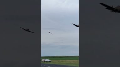 Huge RC Gas Warbird Plane - FORMATION FLYING